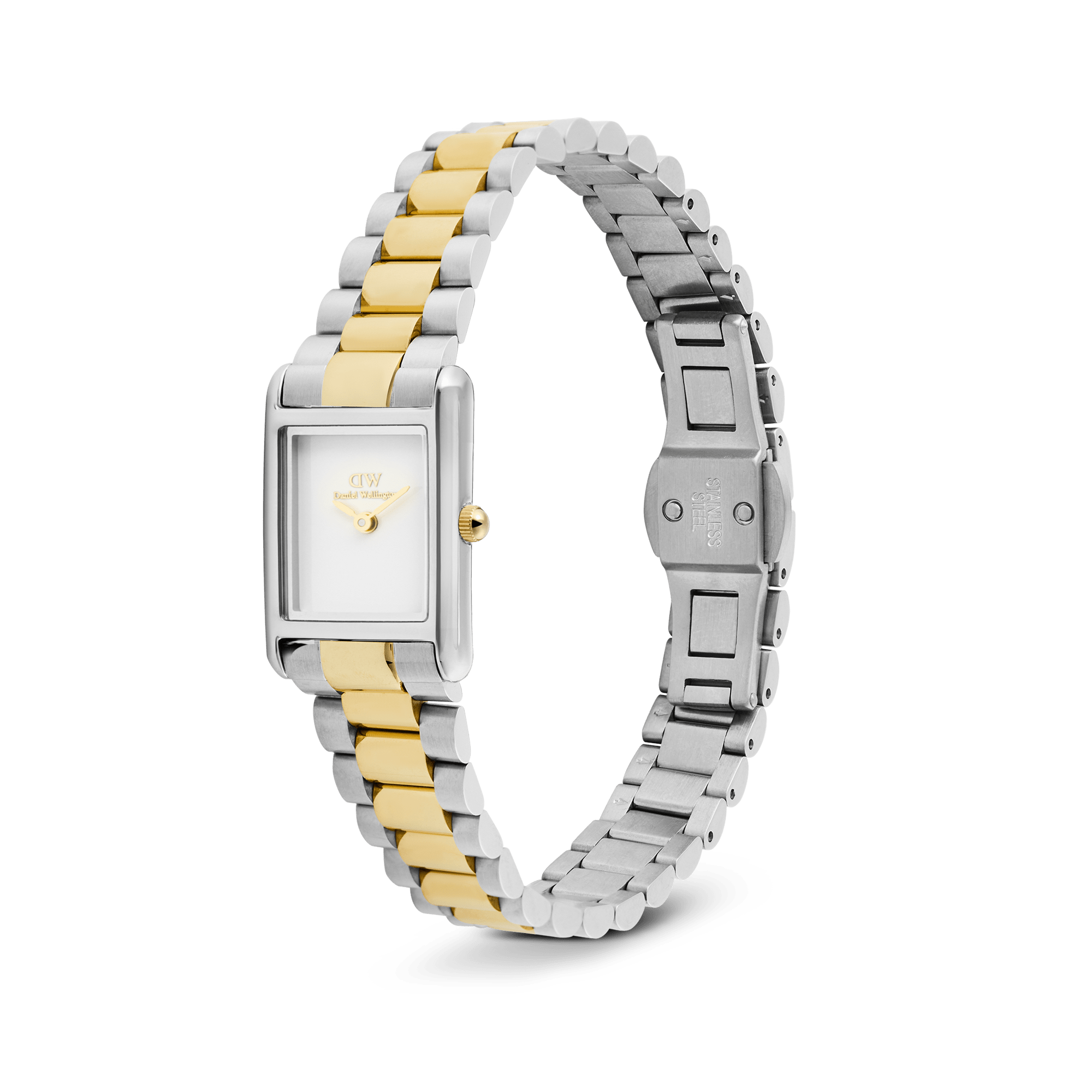 Daniel Wellington Bound Mini 3-Link Two Tone Gold DW00100932