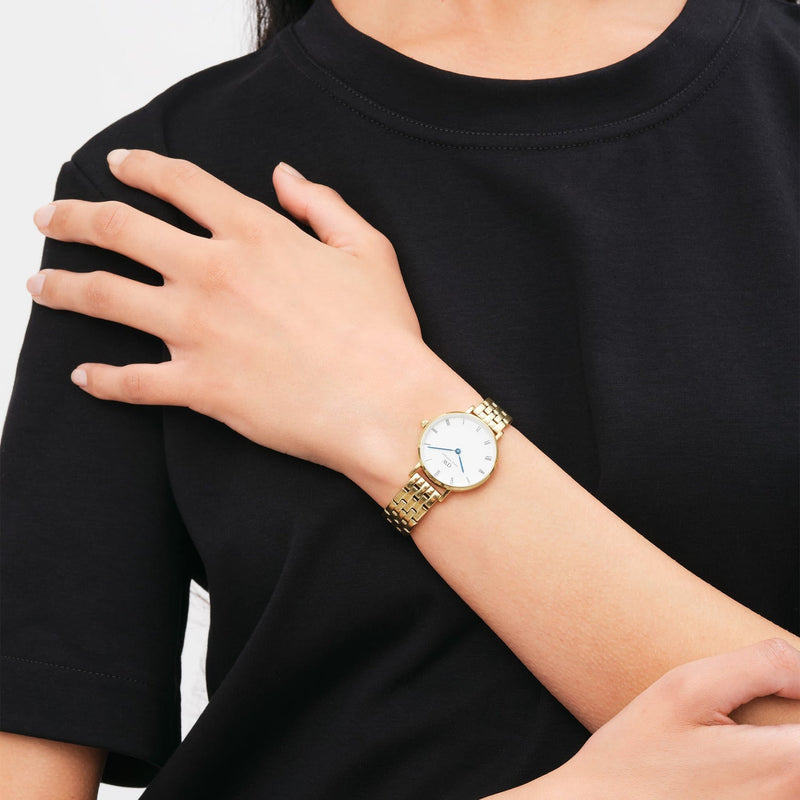 Daniel Wellington 小巧罗马数字 5 链金表 DW00100682