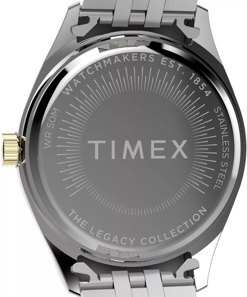 Timex Legacy 36mm Two-tone Case and Bracelet with Green Dial TW2W87400