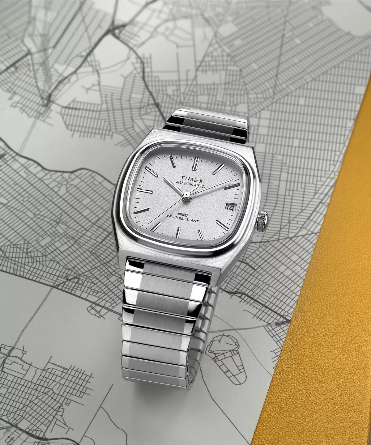 Timex Automatic 1983 Reissue Stainless Steel Band Mens Watch TW2W70800 Watch Direct