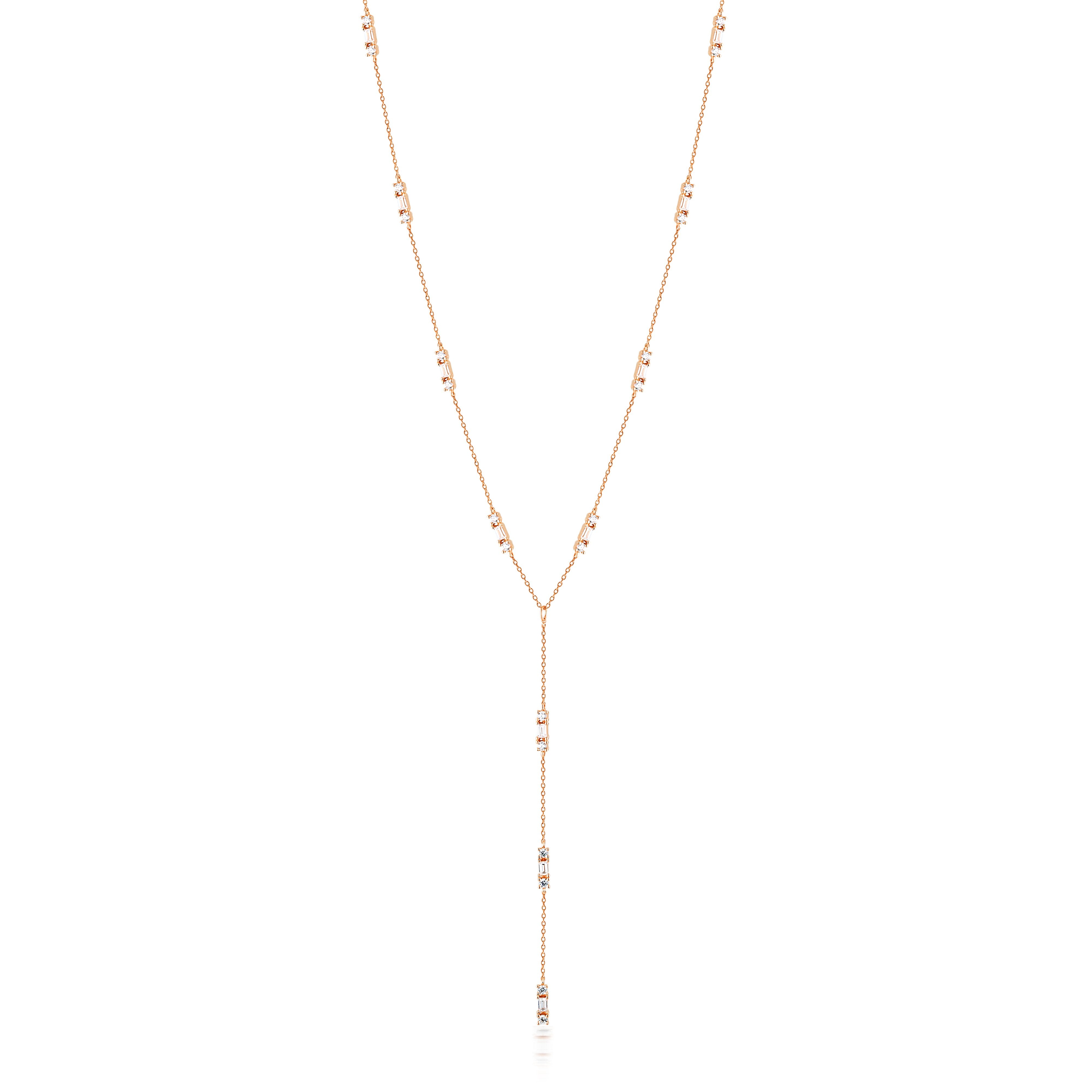 GEORGINI THE LAYERED EDIT TOLU NECKLACE ROSE GOLD