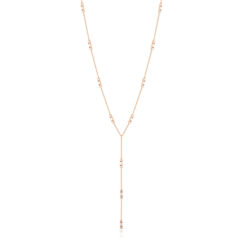 GEORGINI THE LAYERED EDIT TOLU NECKLACE ROSE GOLD