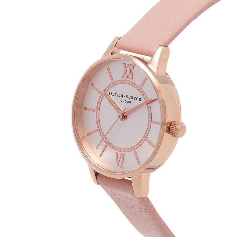 Olivia Burton Wonderland Rose Gold Watch Pink Watch Direct