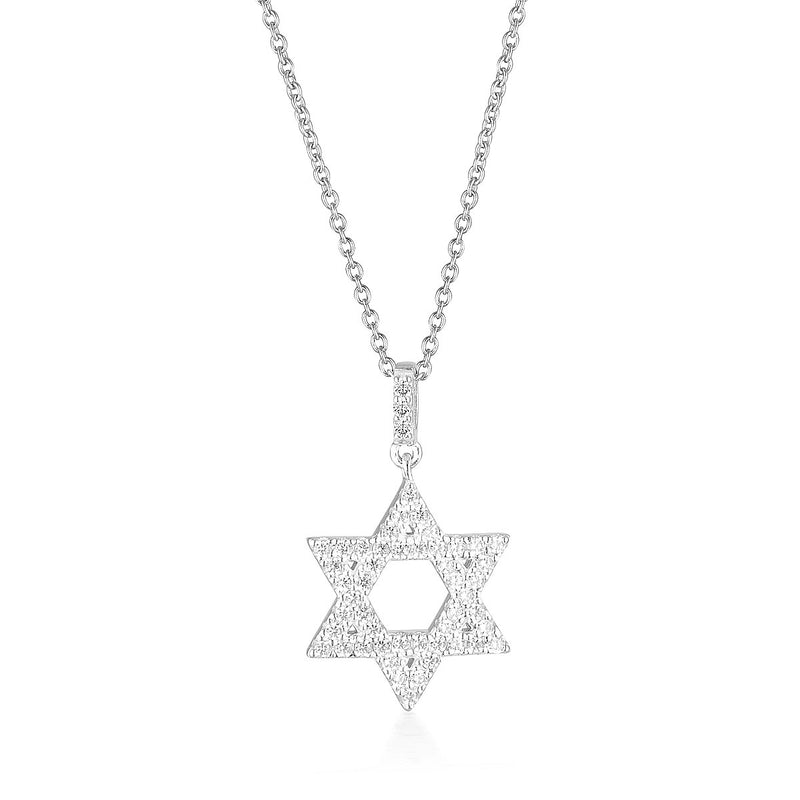 GEORGINI ROCK STAR STAR OF DAVID SILVER PENDANT