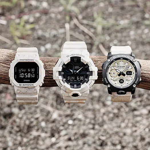 Baby-G 数字 5600 系列大理石树脂表带手表 DW5600WM-5D