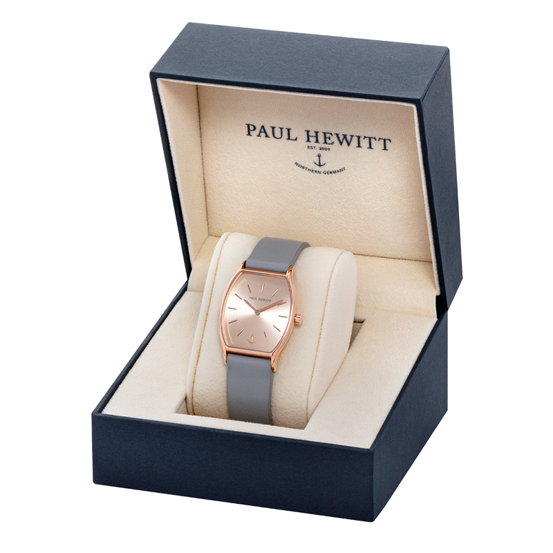 Paul Hewitt Modern Edge Rose Sunray Graphite Watch