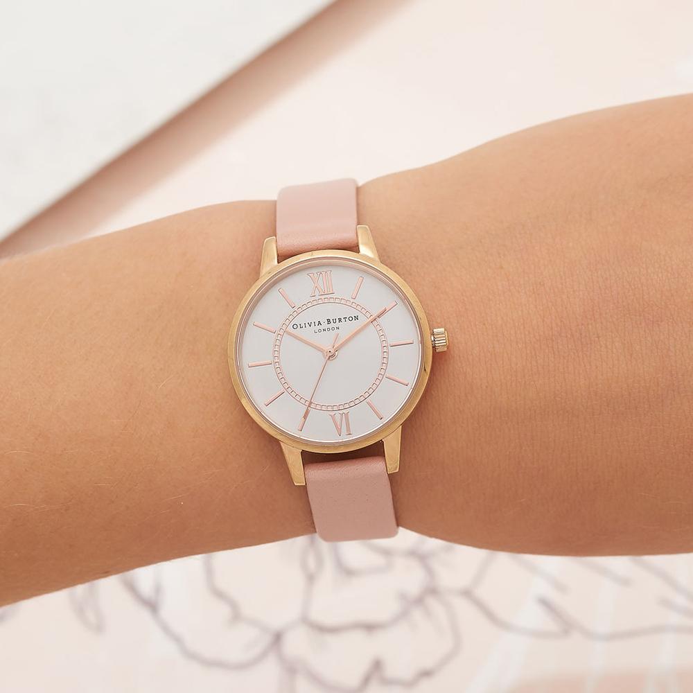 Olivia Burton Wonderland Rose Gold Watch - Pink