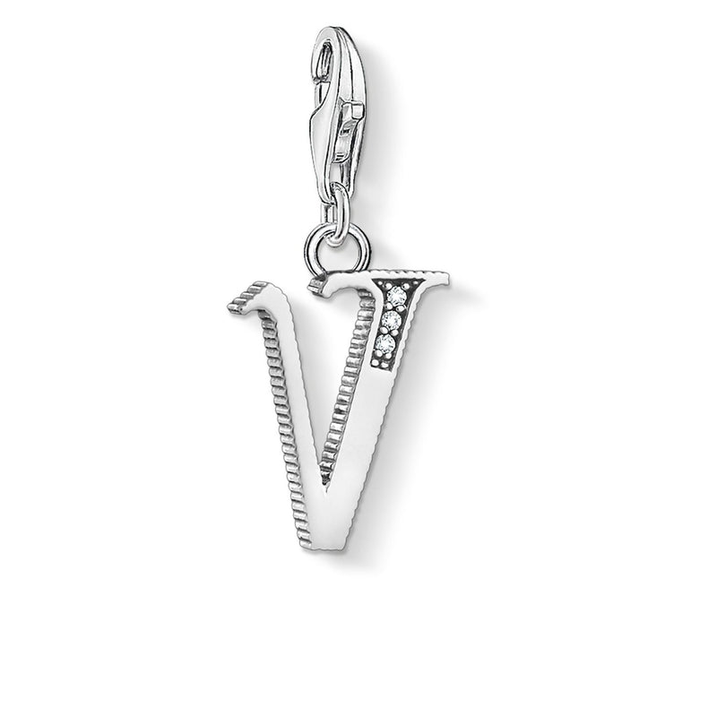 Thomas Sabo 吊坠“字母 v 银”