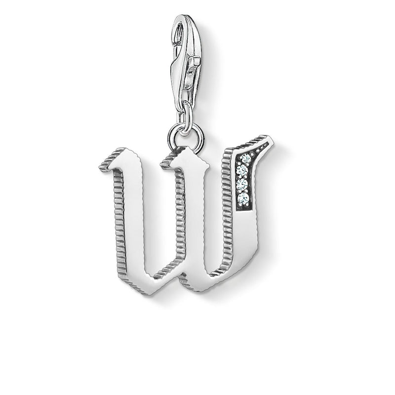 Thomas Sabo Charm Pendant "Letter W Silver"