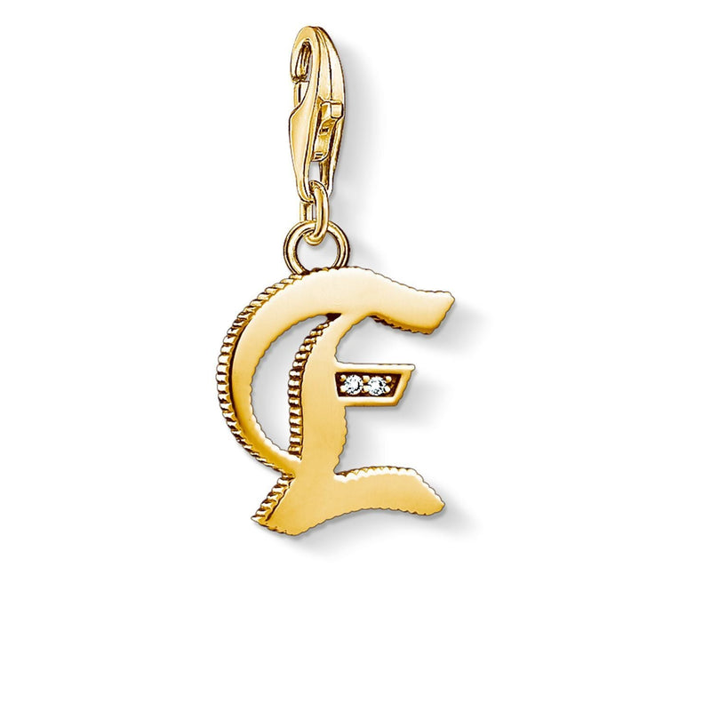 Thomas Sabo Charm Pendant "Letter E Gold"