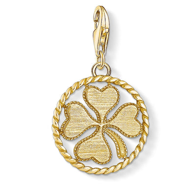 Thomas Sabo Charm Pendant "Disc Cloverleaf"