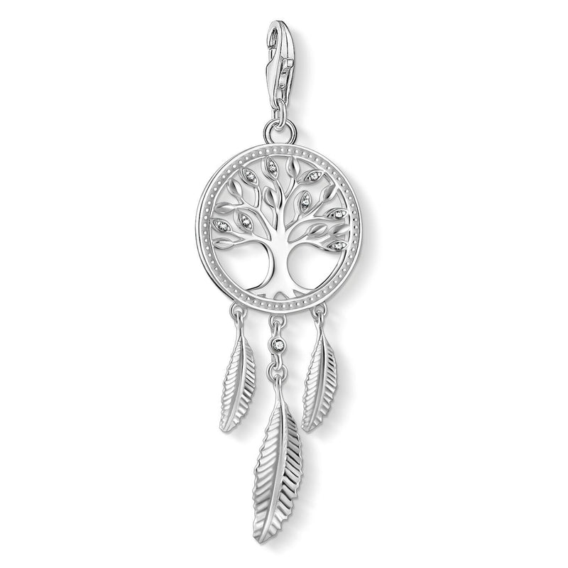 Thomas Sabo Charm Pendant Dreamcatcher Tree Of Love Silver