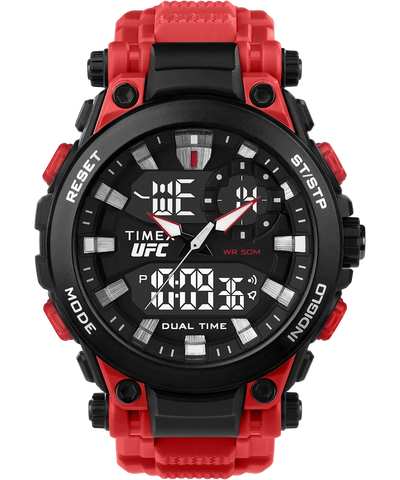 Timex UFC Impact 50 毫米树脂表带手表 TW5M53000