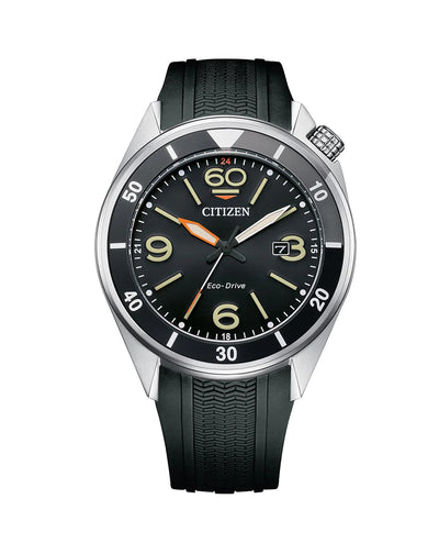 Citizen Eco Drive Strap Black Dial Watch AW1710-12E