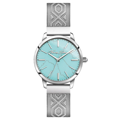 Thomas Sabo Arizona Turquoise Embossed Steel Womens Watch