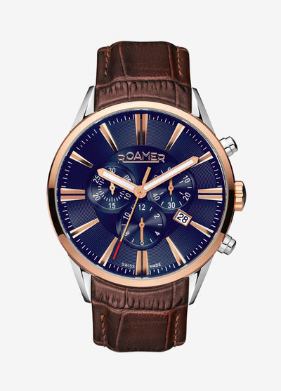 Roamer Superior Chrono Brown Watch