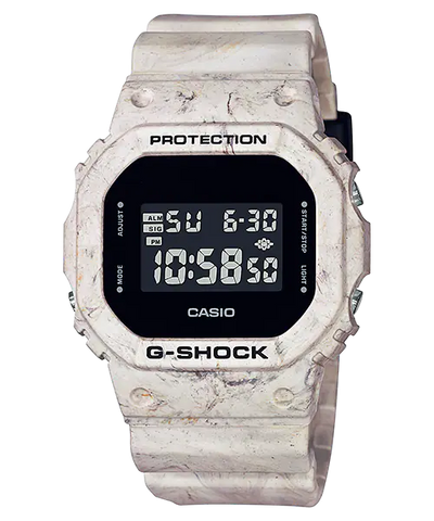 Baby-G 数字 5600 系列大理石树脂表带手表 DW5600WM-5D