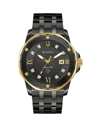 Bulova Marine Star 钻石男式手表 98D176