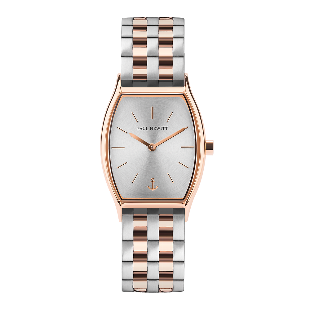 Paul Hewitt Modern Edge Silver Sunray Two-Tone Watch