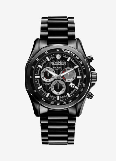 罗马 Rockshell Mark III Chrono 黑色腕表