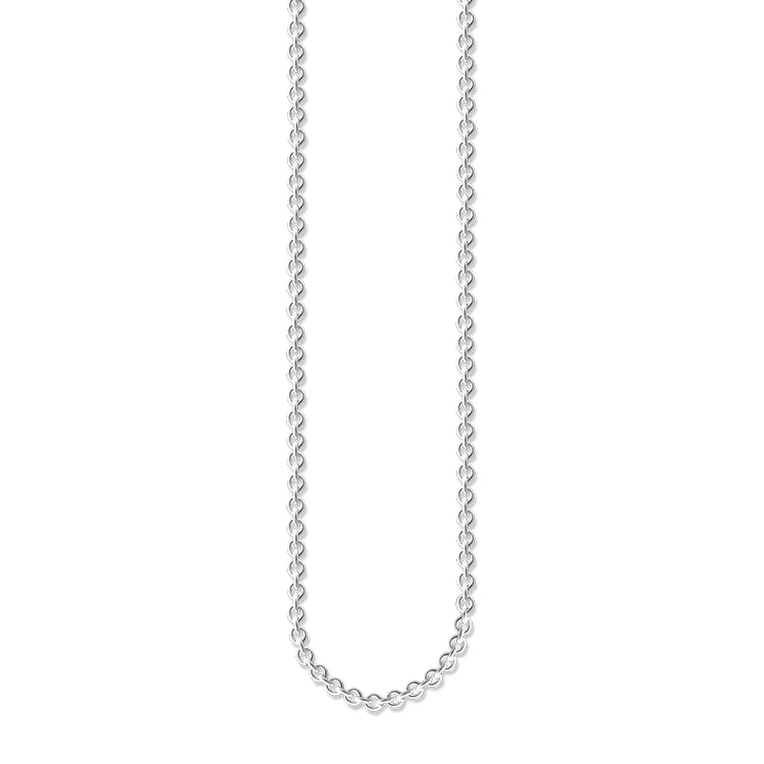 Thomas Sabo Silver Round Cable Necklace 90cm