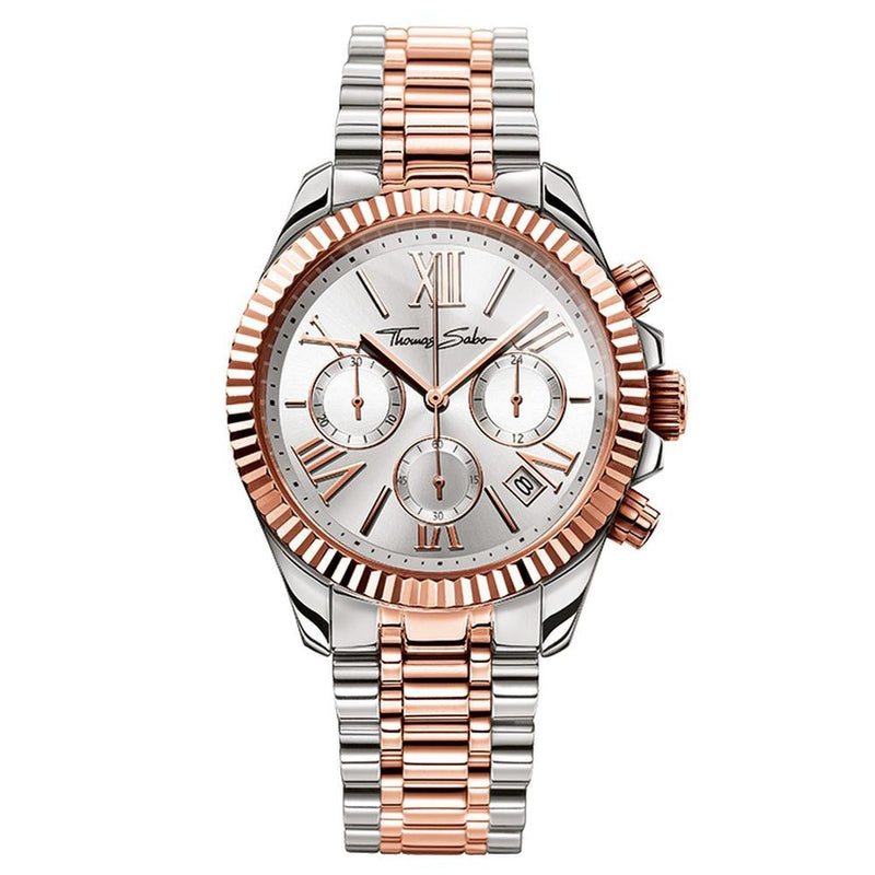 Thomas Sabo Divine Glam Two Tone Stainless Steel Womens Watch Watch Direct