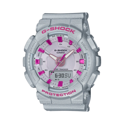 G-Shock Neo Punk 白色树脂表带手表 GMAS130NP-8A