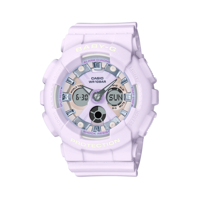 Baby-G Standard Analog Digital Light Purple Watch BA130WP-6A