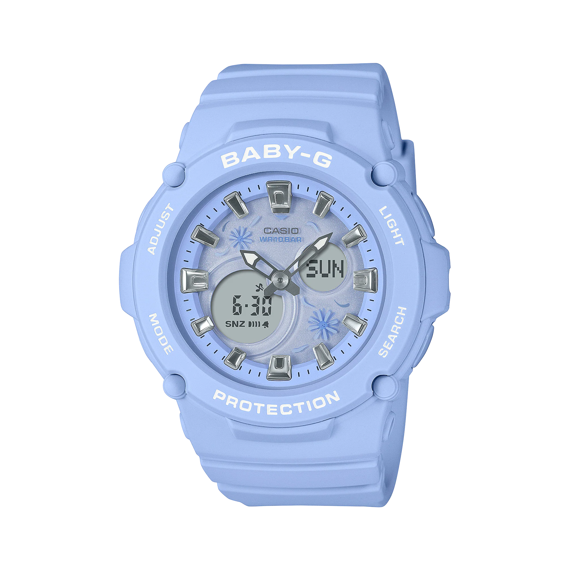 Baby-G Analog Digital Blue Resin Band Watch BGA270FL-2A