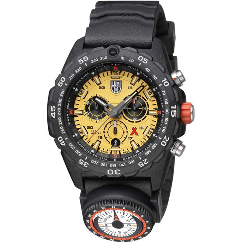 Luminox Bear Grylls 黄色表盘黑色表带手表 XB.3745