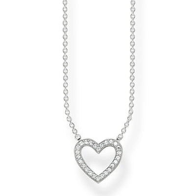 Thomas Sabo Silver Cut Out Heart Necklace