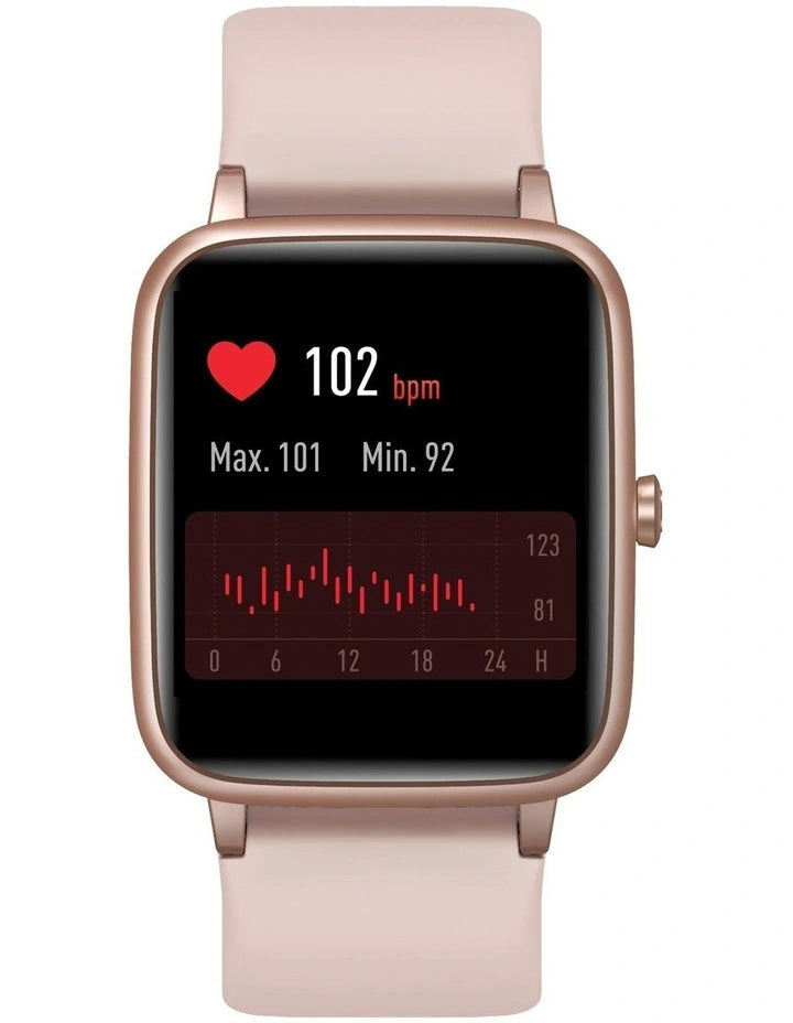 Timex iConnect Active 38mm Pink Silicone Smartwatch TW5M49800