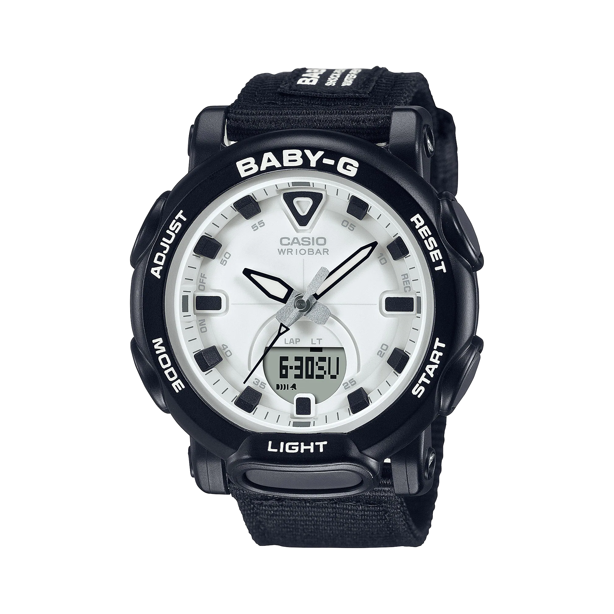 Baby-G Standard Analog Digital White Dial Watch BGA310C-1A