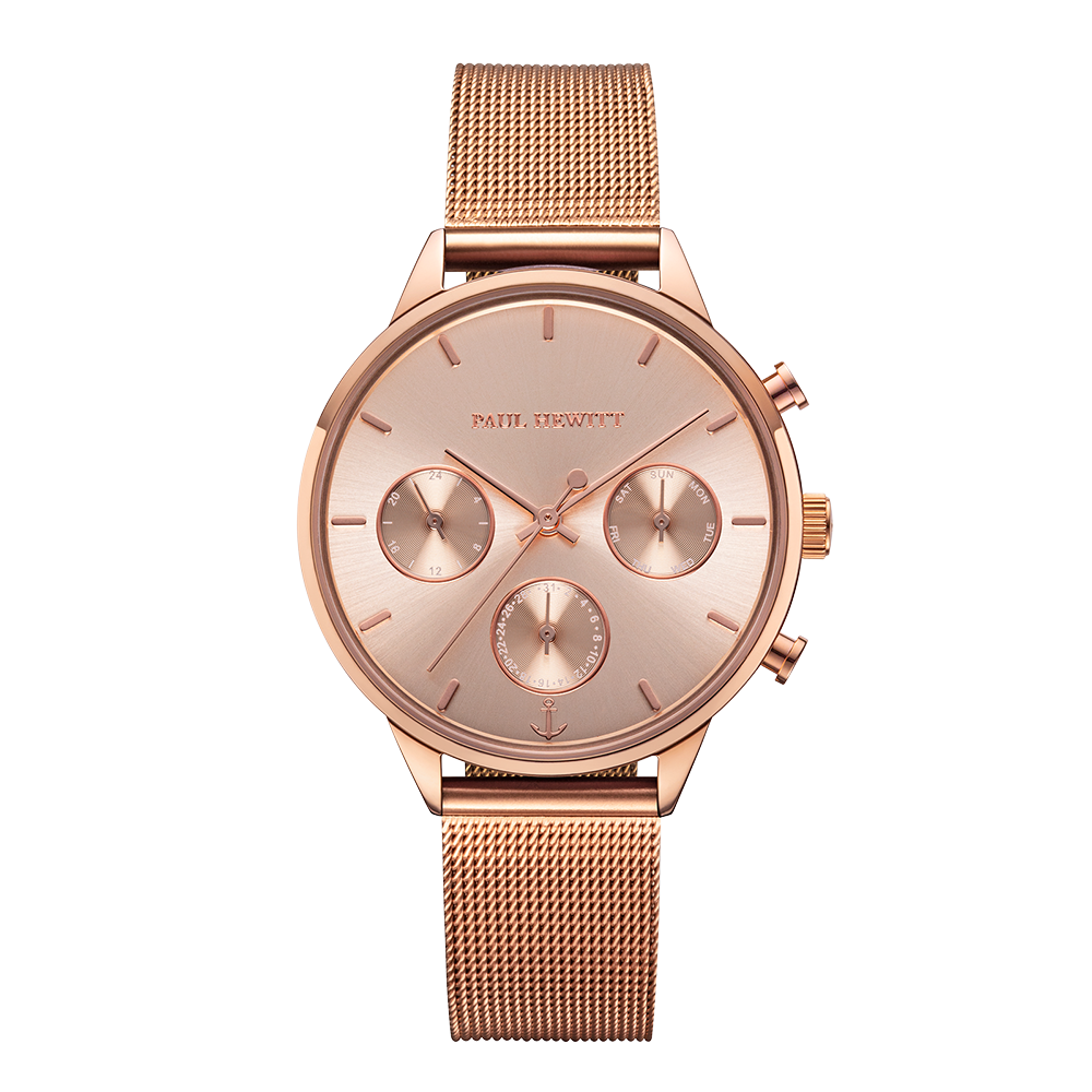 Paul Hewitt Everpulse Rose Gold Mesh Watch