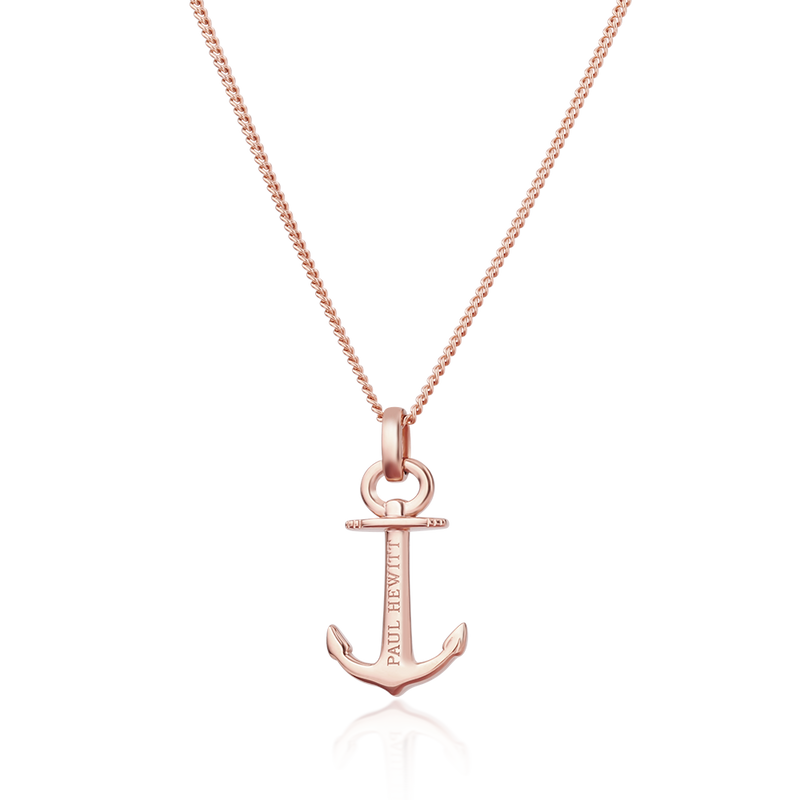 Paul Hewitt Anchor Spirit Rose Gold Necklace