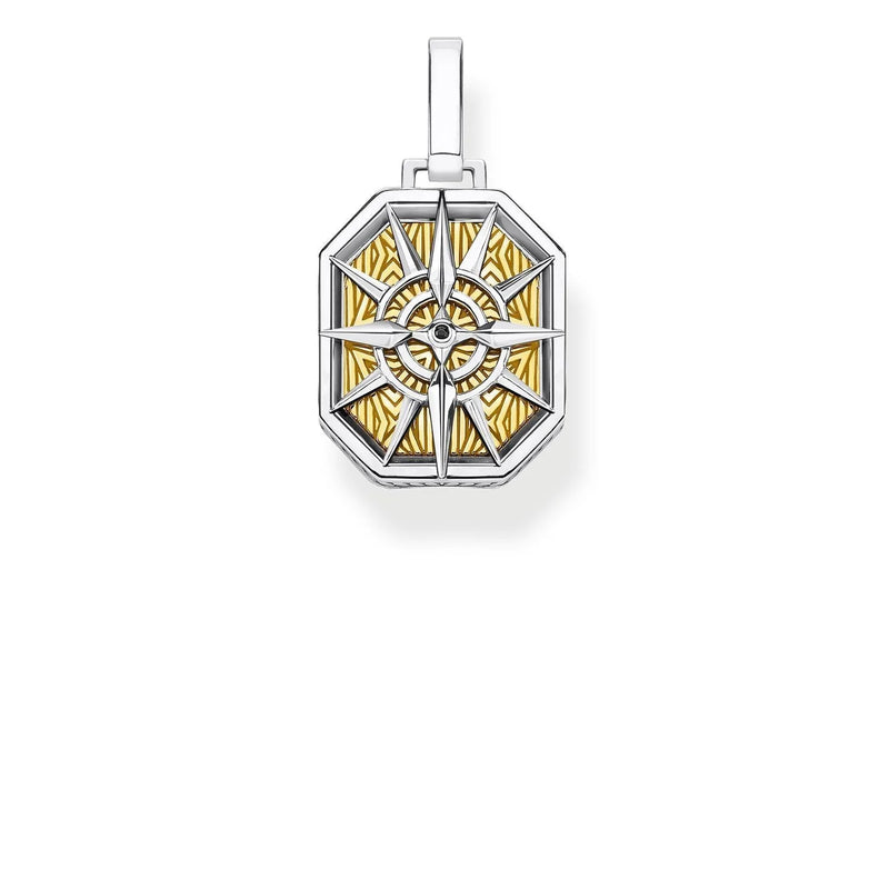 Thomas Sabo Compass Gold Small Pendant TPE867Y