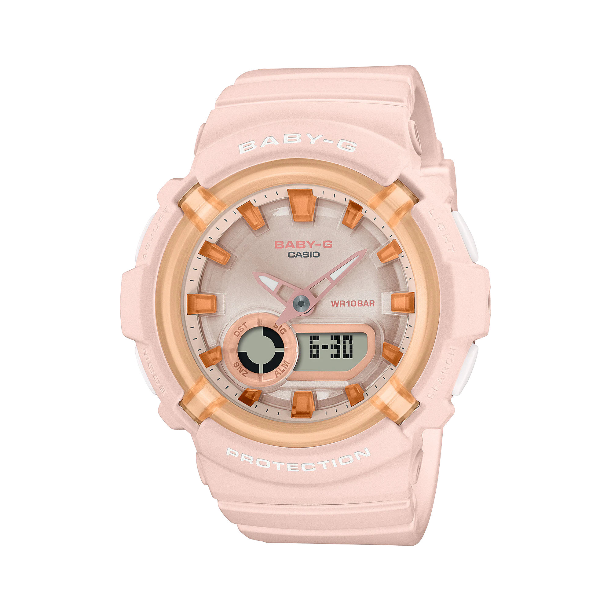 Baby-G Digital Analog Pink Resin Band Watch BGA280SW-4A