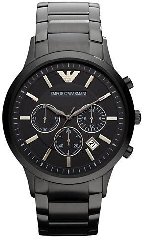 Emporio Armani Classic Black Chronograph Ar2453 - Mens Watch