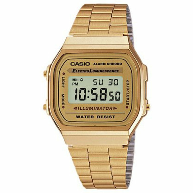 Casio Digital Alarm Chrono Stainless Steel Unisex Watch