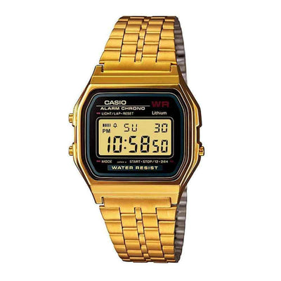 Casio Digital Alarm Chrono Stainless Steel Mens Watch