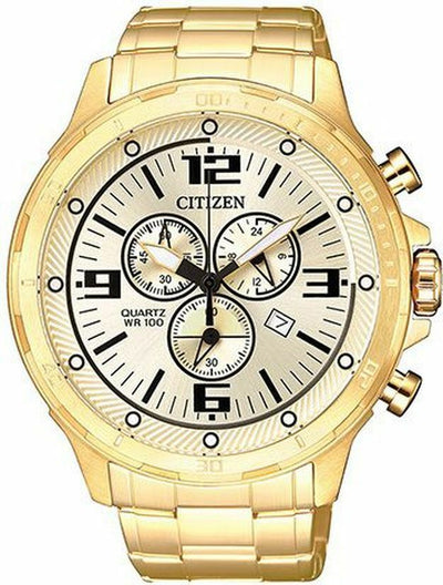 Citizen Dress Analog Stainless Steel An7122-81P Mens Watch