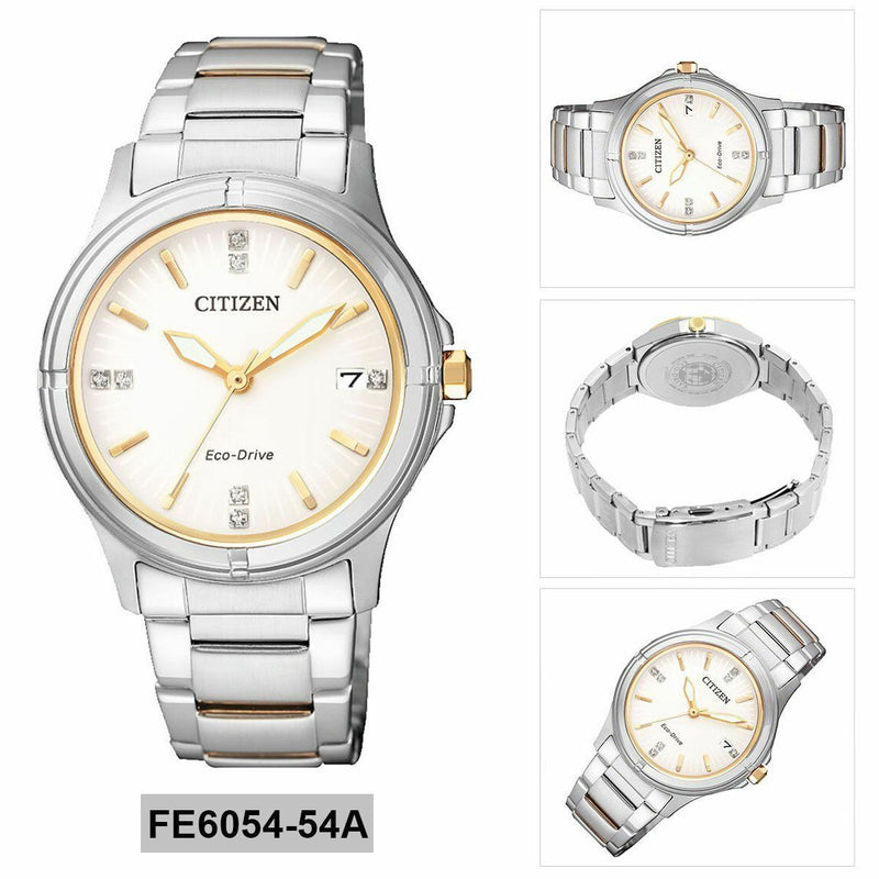 Citizen Stainless Steel Bracelet Fe6054-54A Womens Watch