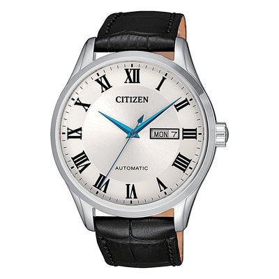 Citizen Automatic Black Leather Men's Watch NH8360-12A