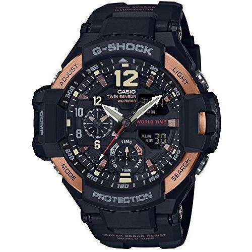 Casio G-Shock Gravitymaster Twin Sensor Ga-1100Rg-1Adr Ga1100Rg-1Adr Mens Watch