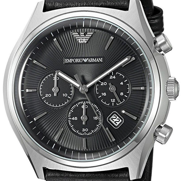 Emporio Armani Black Dial Chronograph Ar1975 Mens Watch Watch