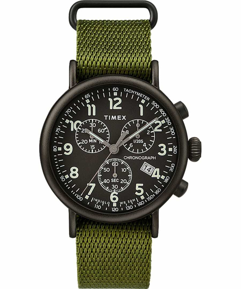Timex Standard Green Strap Men's Watch
