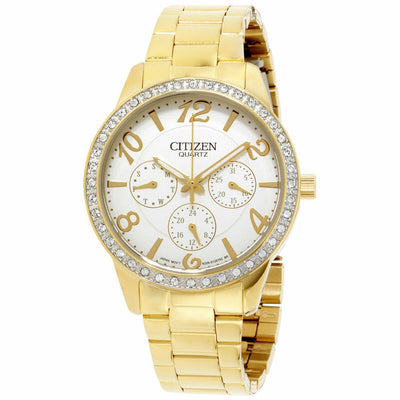 Citizen Quartz Swarovski Crystals Ed8122-59A Womens Watch