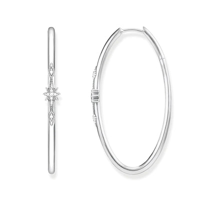 Thomas Sabo Hoop Earrings "Royalty White"