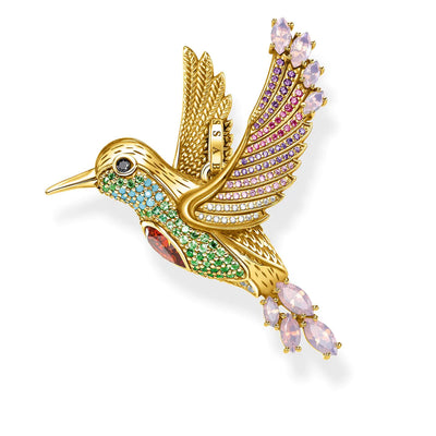 Thomas Sabo Pendant Colourful Hummingbird Gold