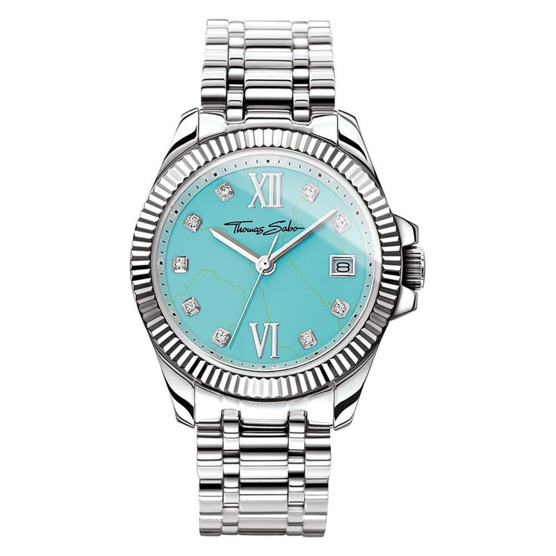 Thomas Sabo Spirit Divine Stainless Steel Turquoise Dial Womens Watch